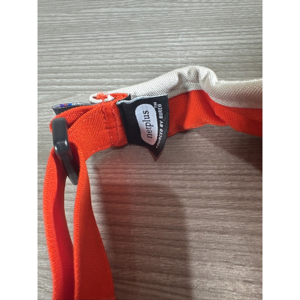 Patagonia Pacific Iron Works Rare Adjustable Visor Orange Hat Cap Size Medium - Picture 6 of 9